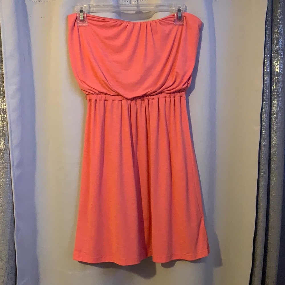 Strapless Pink Dress